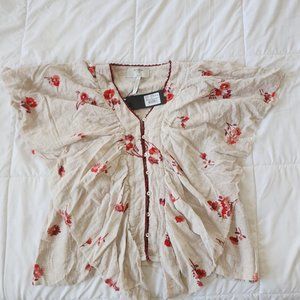 WESTERN ROSE ROMANTIQUE FRILL TOP
